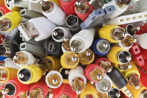 Secure skip with lock in front of a Cricklewood home